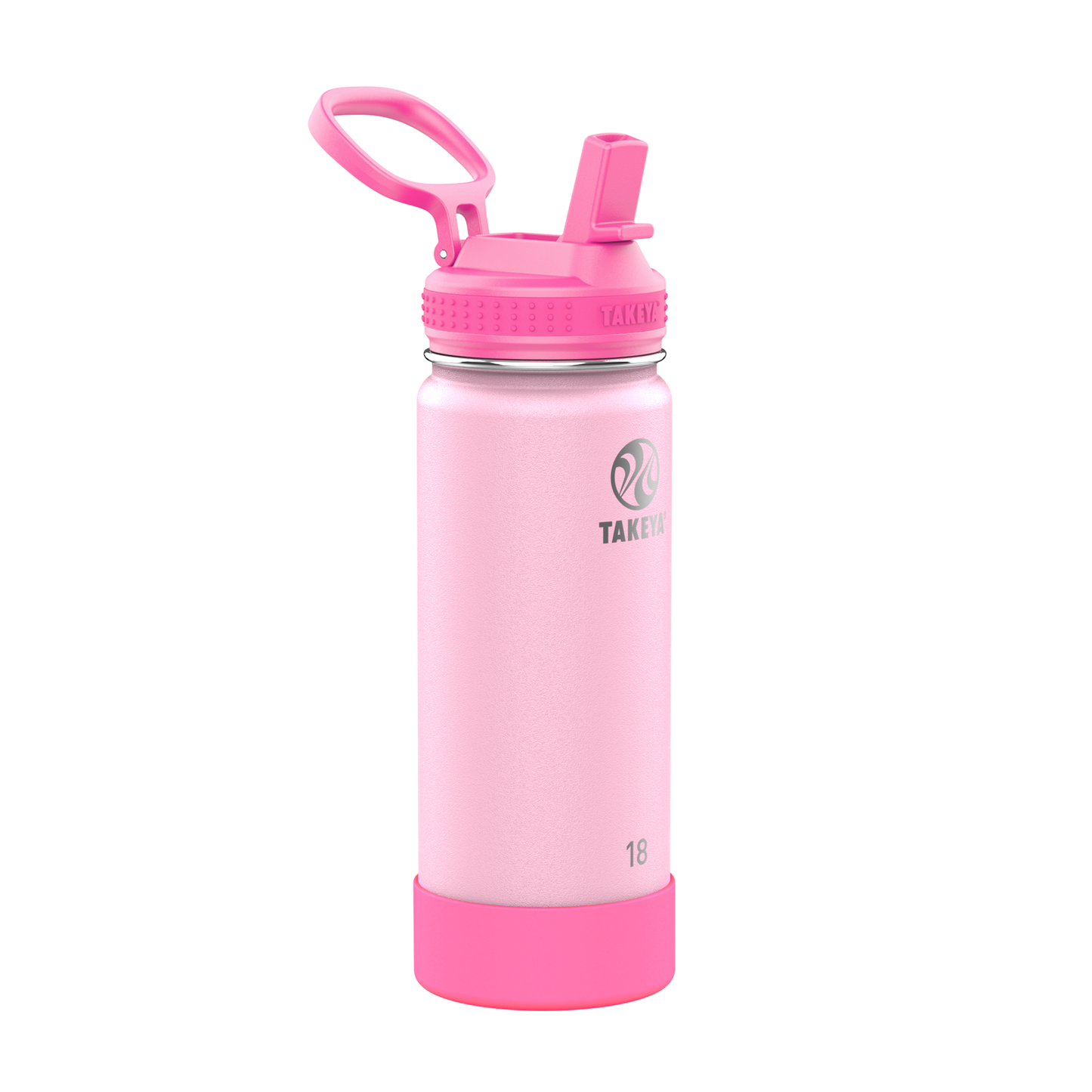 actives-kids-glow-in-the-dark-water-bottle-with-straw-lid-r2 51076-Actives-Kids-Straw-18-GID-SummerGlowPink-angle.png