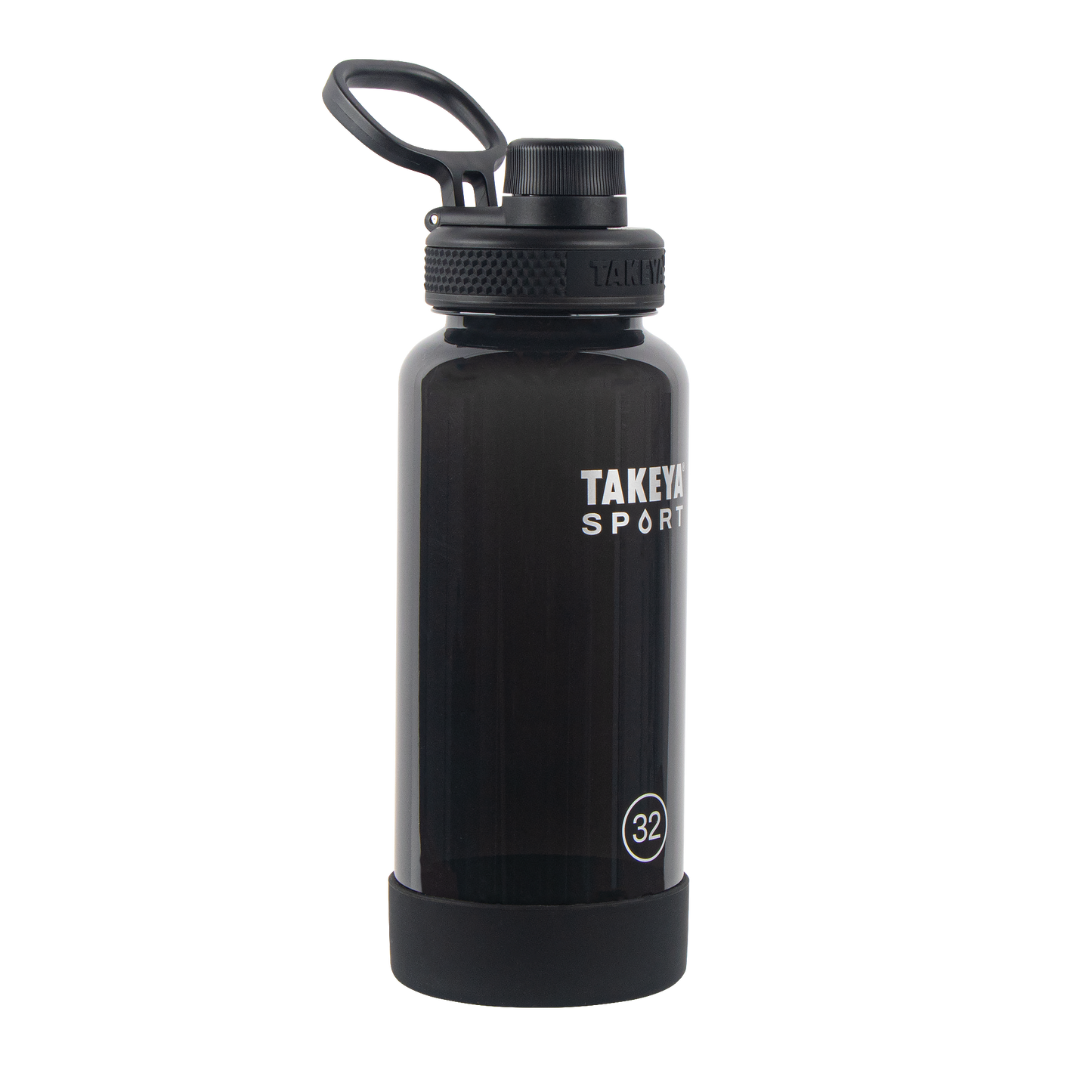 tritan-sport-water-bottle-with-spout-lid-k6 51829-TKS-Tritan-Spout-32-GrandSlamBlack-frontangle.png