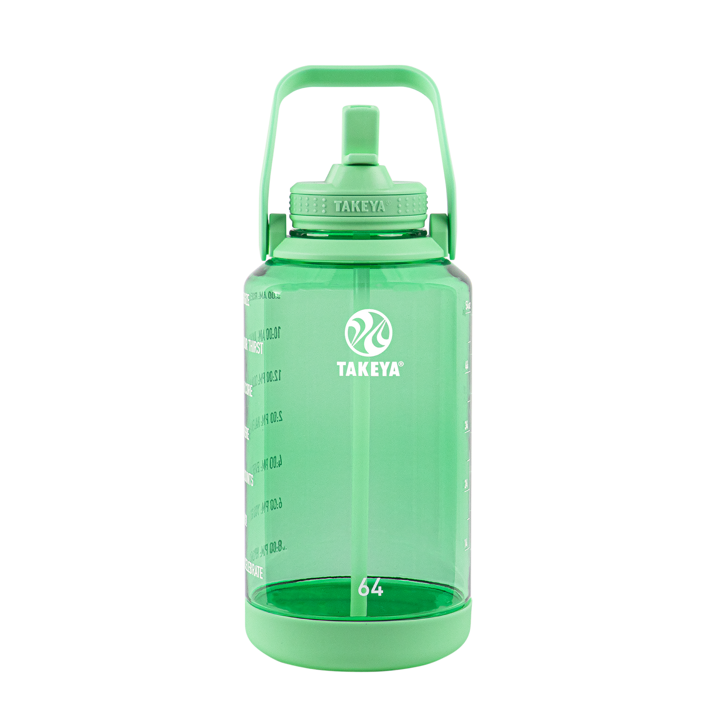 tritan-motivational-water-bottle-with-straw-lid-f6 54101-Tritan-Straw-Motivational-64-PistactioGreen-front.png