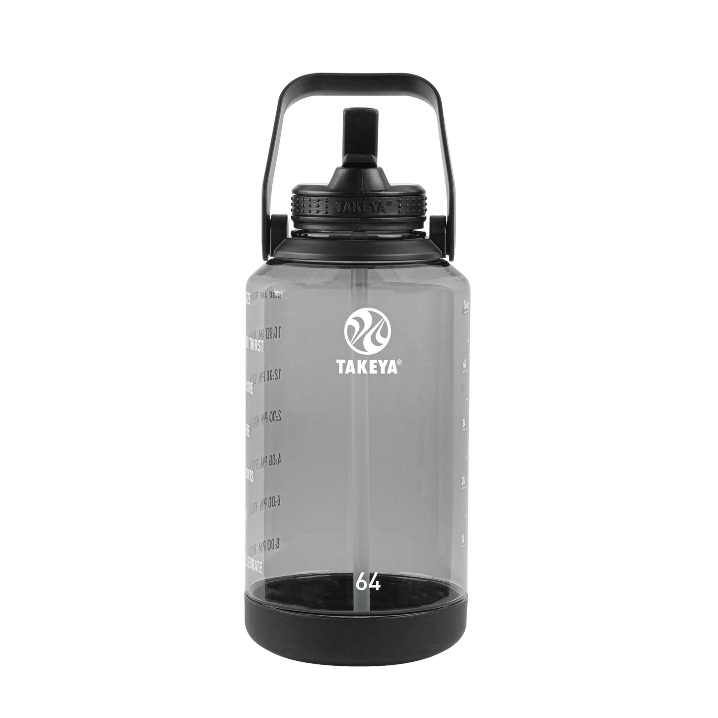 tritan-motivational-water-bottle-with-straw-lid-f6 54145-Tritan-Straw-Motivational-64-StormyBlack-front.png